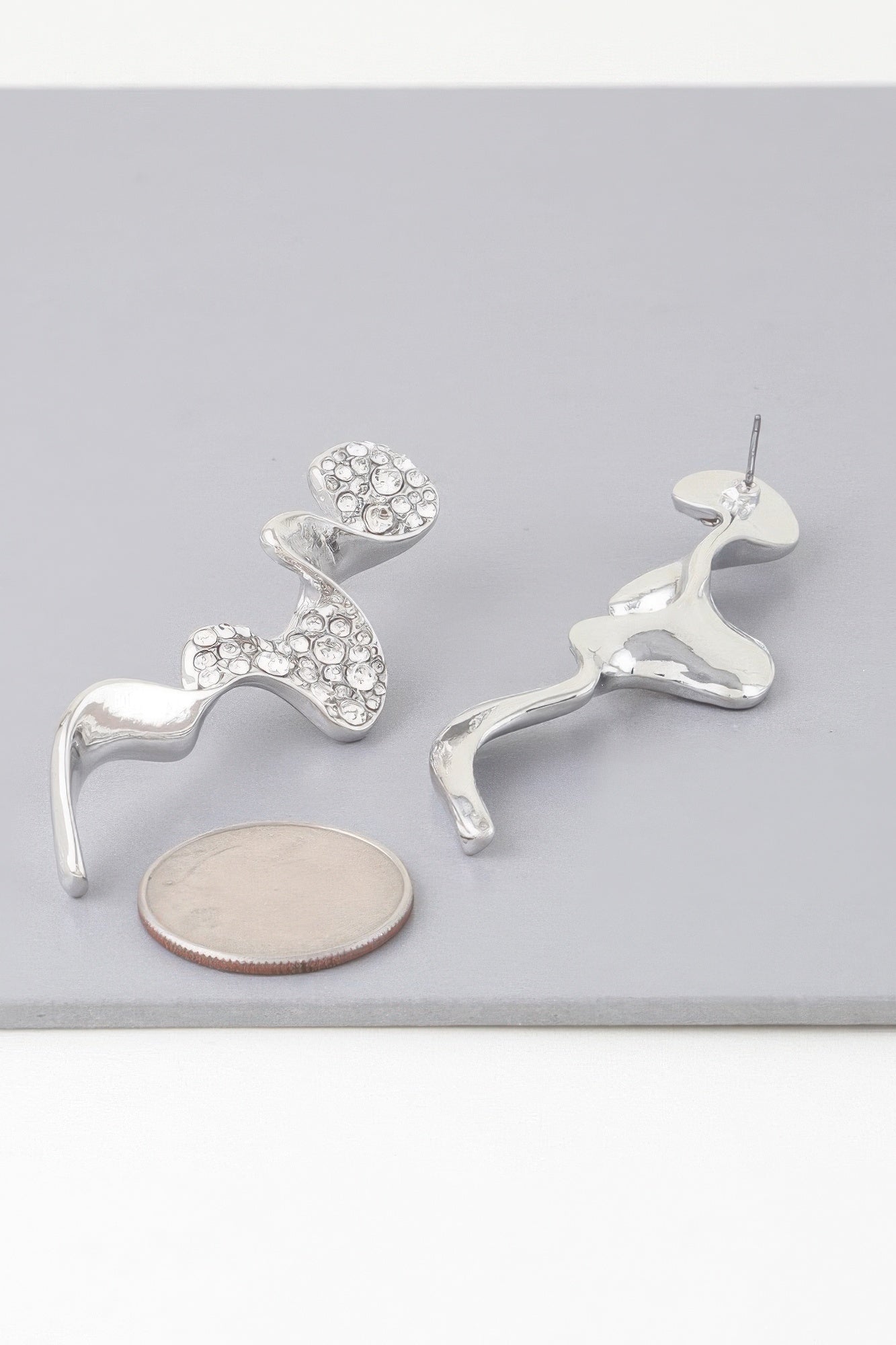 Jeweled Wave Drop Earrings | Mixtshop LLC