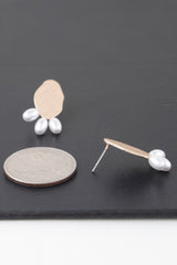 Triple Pearled Drop Earrings | Mixtshop LLC