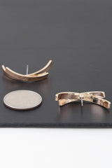 Modern Crossed Paths Earrings | Mixtshop LLC