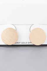 Matte Abstract Disc Earrings | Mixtshop LLC