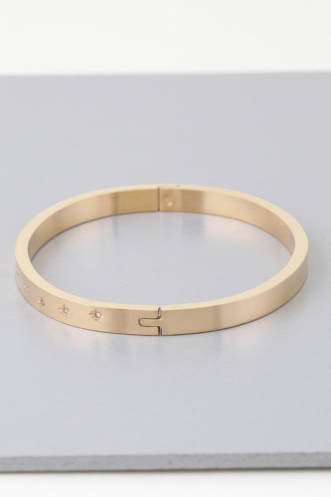 Shining Star Embedded Cuff Bracelet | Mixtshop LLC