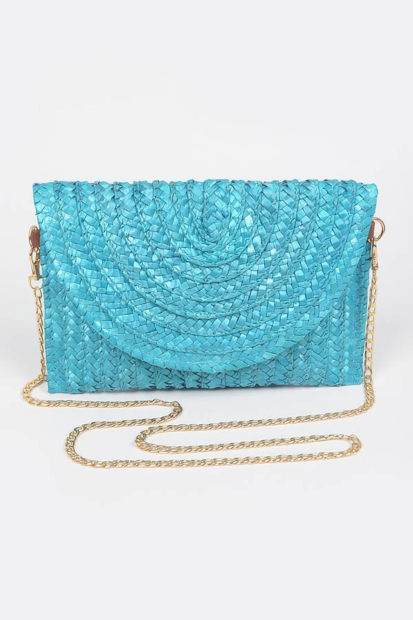 Straw Pom Pom Flap Bag | Mixtshop LLC