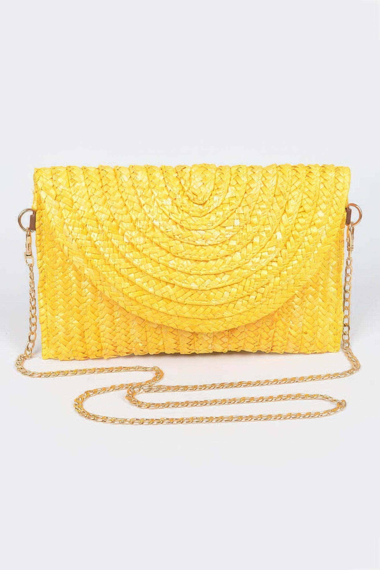 Straw Pom Pom Flap Bag | Mixtshop LLC