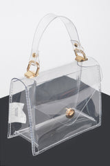 Clear Pvc Top Handle Crossbody Bag | Mixtshop LLC