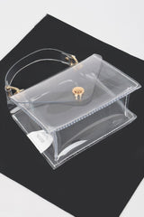 Clear Pvc Top Handle Crossbody Bag | Mixtshop LLC