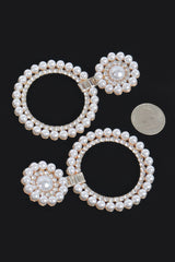 Faux Pearl&stone Dangle Earring | Mixtshop LLC