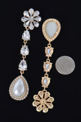 Pearl Rhinestone Drop Earring | Mixtshop LLC