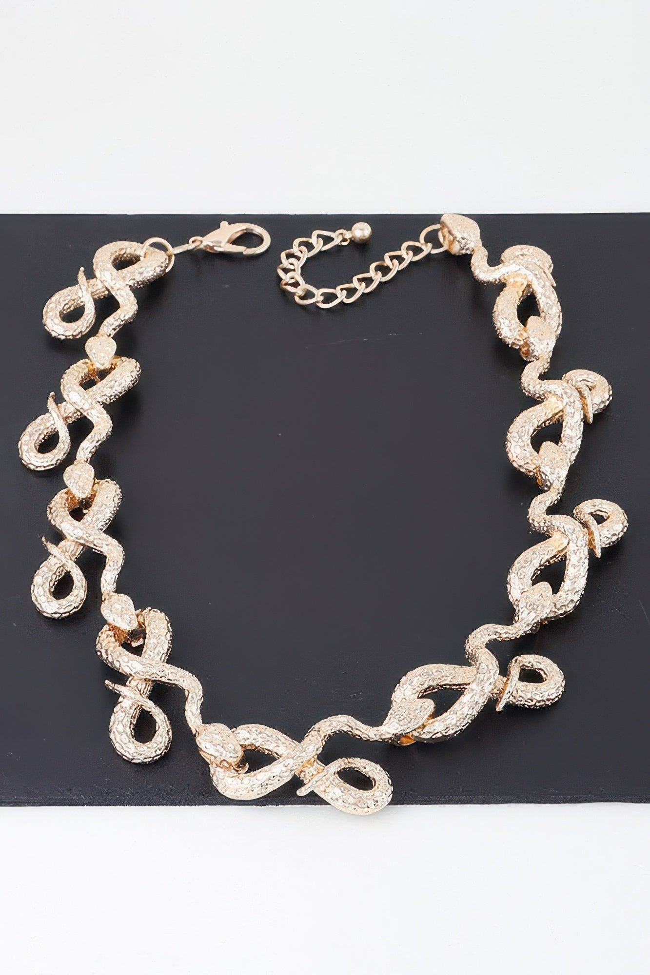 Luxury Snake Loop Necklace | Mixtshop LLC