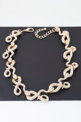 Luxury Snake Loop Necklace | Mixtshop LLC