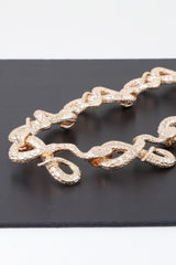 Luxury Snake Loop Necklace | Mixtshop LLC