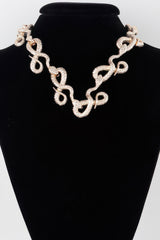 Luxury Snake Loop Necklace | Mixtshop LLC