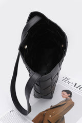 Faux Leather Braided Shoulder Bag W Pouch | Mixtshop LLC