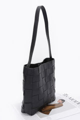 Faux Leather Braided Shoulder Bag W Pouch | Mixtshop LLC