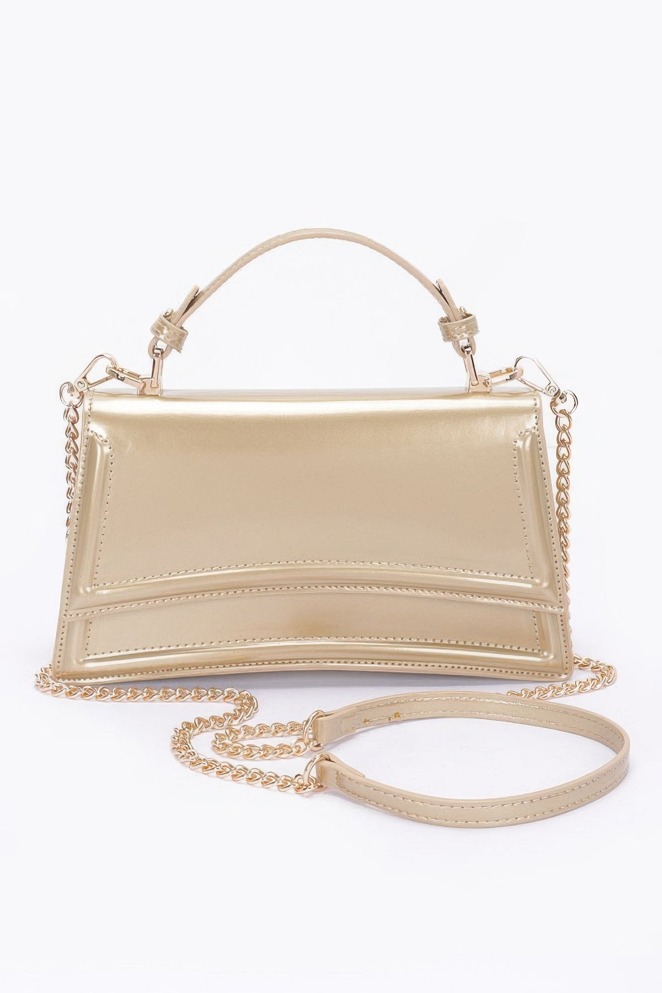 Enamel Top Handle Flap Bag | Mixtshop LLC
