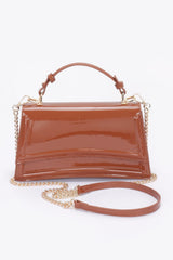 Enamel Top Handle Flap Bag | Mixtshop LLC