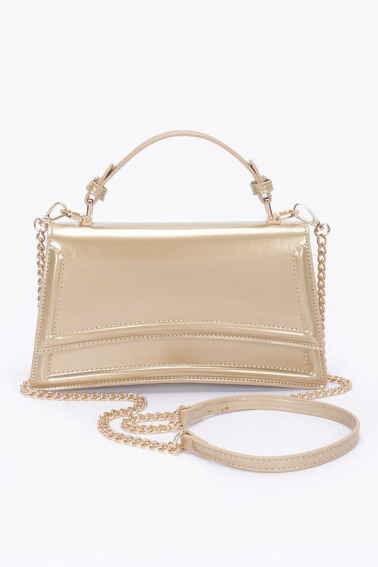 Enamel Top Handle Flap Bag | Mixtshop LLC