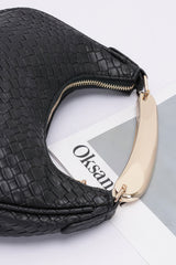 Embossed Faux Leather Metal Handle Bag | Mixtshop LLC