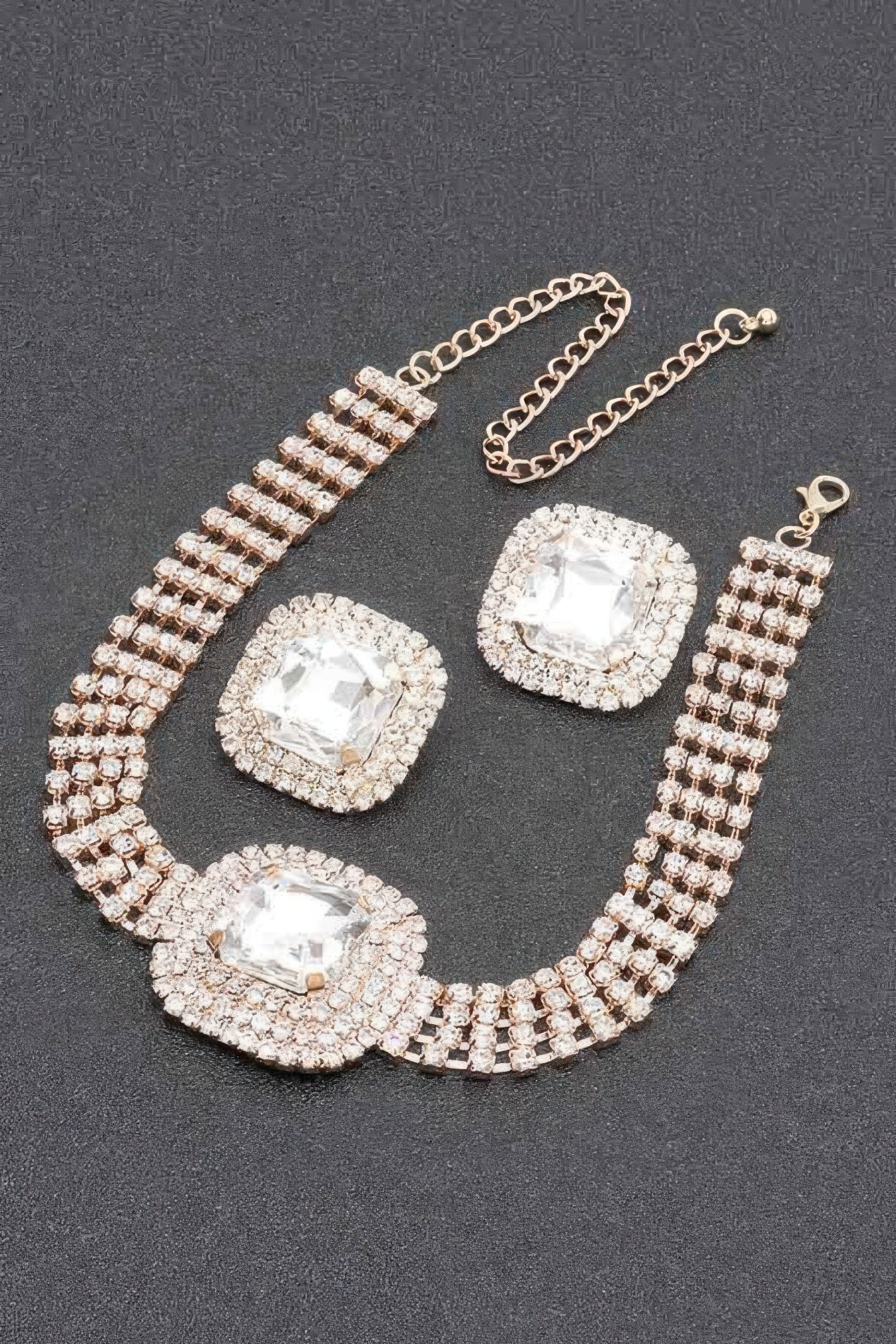 Rhinestone Necklace Set | Mixtshop LLC