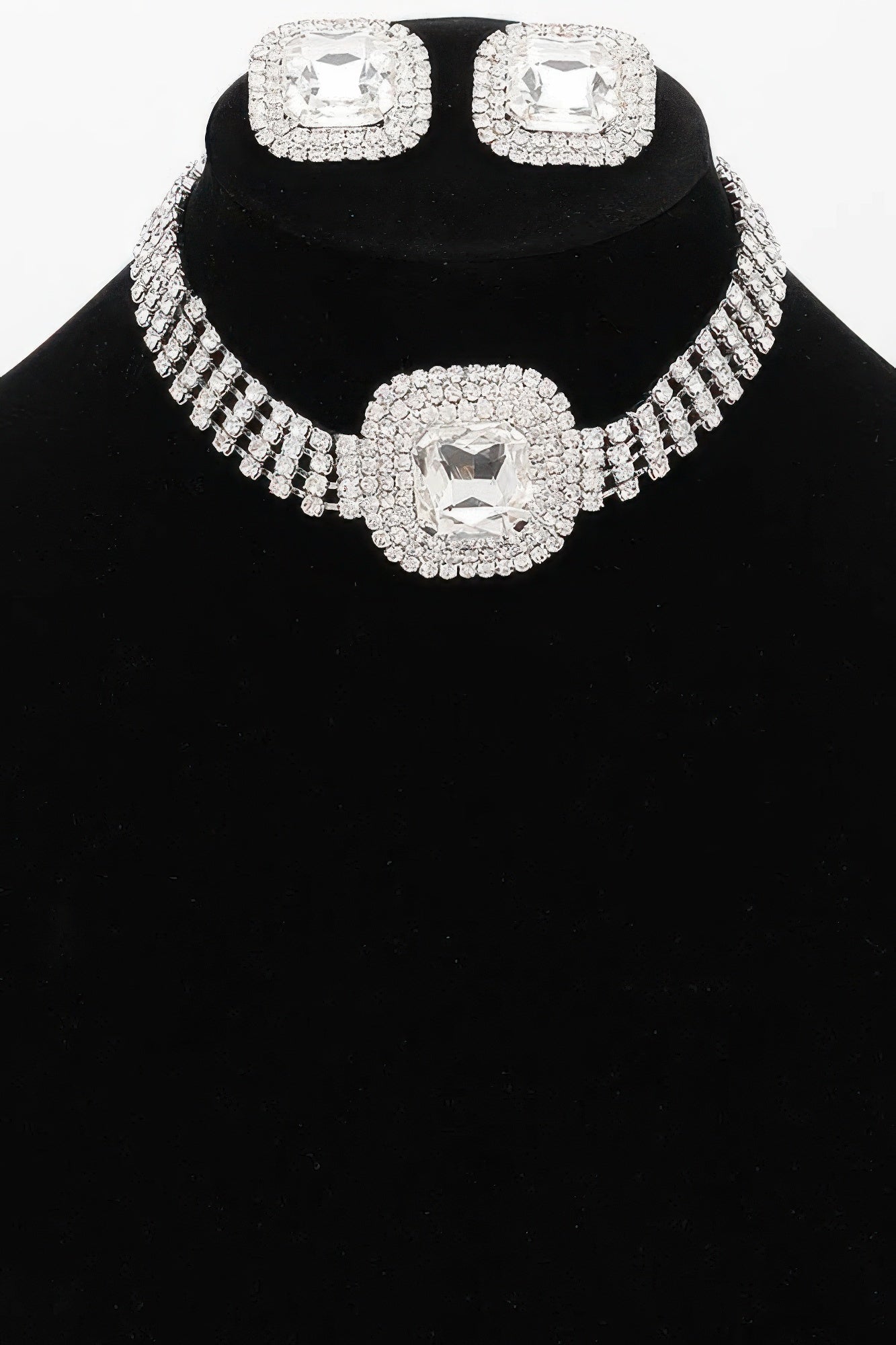 Rhinestone Necklace Set | Mixtshop LLC
