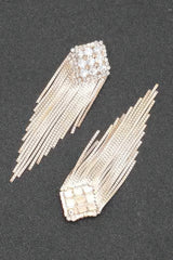 Rhinestone Fringe Earring | Mixtshop LLC