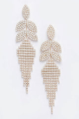 Rhinestone Fringe Earring | Mixtshop LLC
