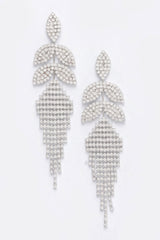 Rhinestone Fringe Earring | Mixtshop LLC