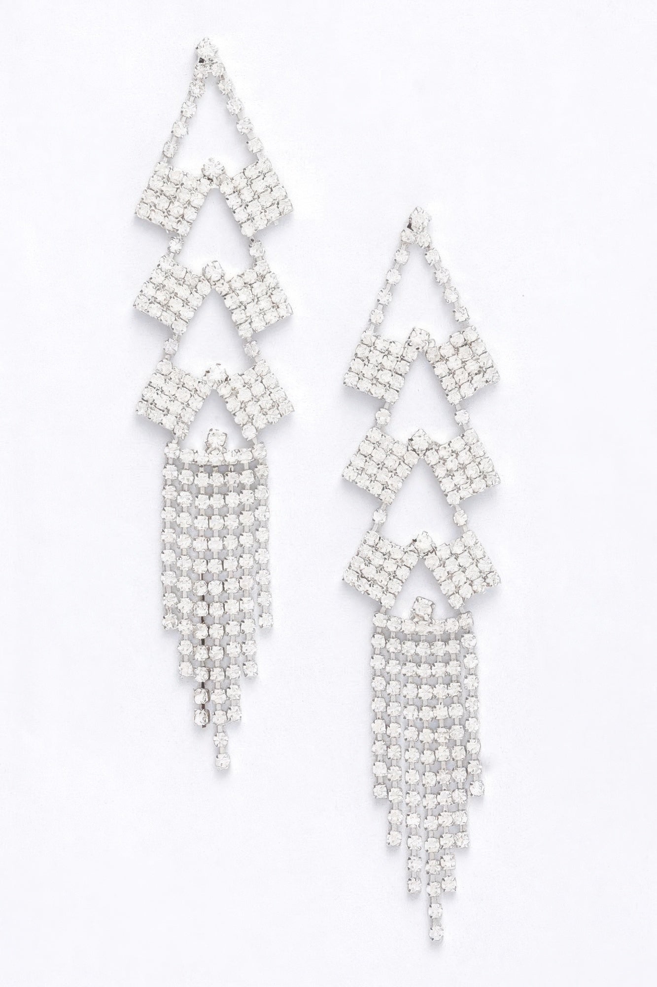 Rhinestone Fringe Earring | Mixtshop LLC