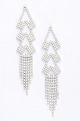 Rhinestone Fringe Earring | Mixtshop LLC