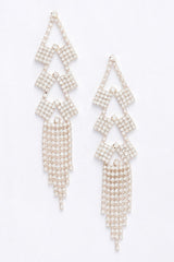 Rhinestone Fringe Earring | Mixtshop LLC