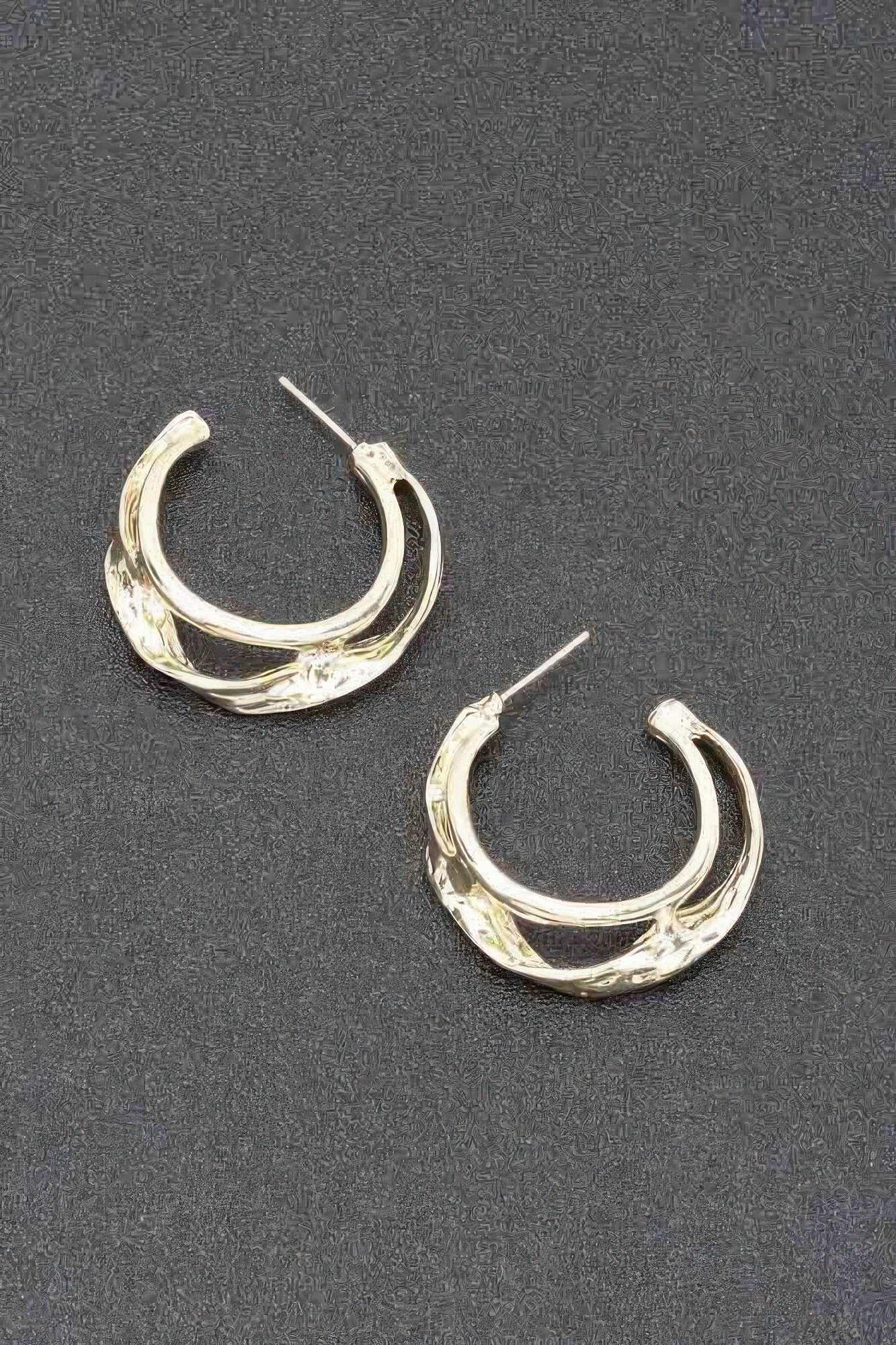 Gold Plated Metal Earring | Mixtshop LLC