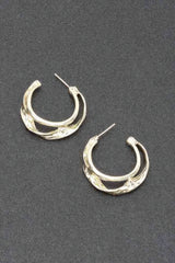 Gold Plated Metal Earring | Mixtshop LLC