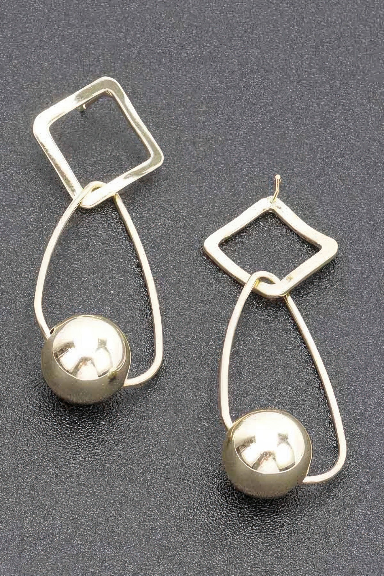 Gold Plated Metal Earring | Mixtshop LLC