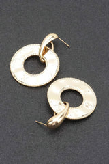 Gold Plated Metal Earring | Mixtshop LLC