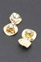 Gold Plated Metal Earring | Mixtshop LLC