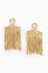Gold Plated Metal Earring | Mixtshop LLC