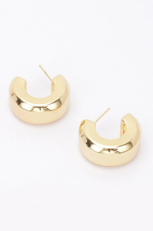 Gold Plated Metal Earring | Mixtshop LLC