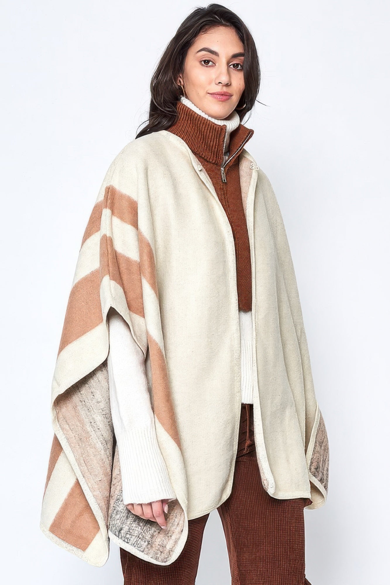 Side Border Ruana | Mixtshop LLC