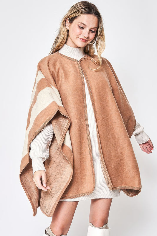 Side Border Ruana | Mixtshop LLC