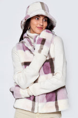 Plaid Faux Fur Vest | Mixtshop LLC