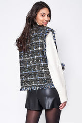 Plaid Tweed Vest | Mixtshop LLC