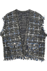 Plaid Tweed Vest | Mixtshop LLC