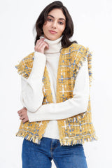 Plaid Tweed Vest | Mixtshop LLC