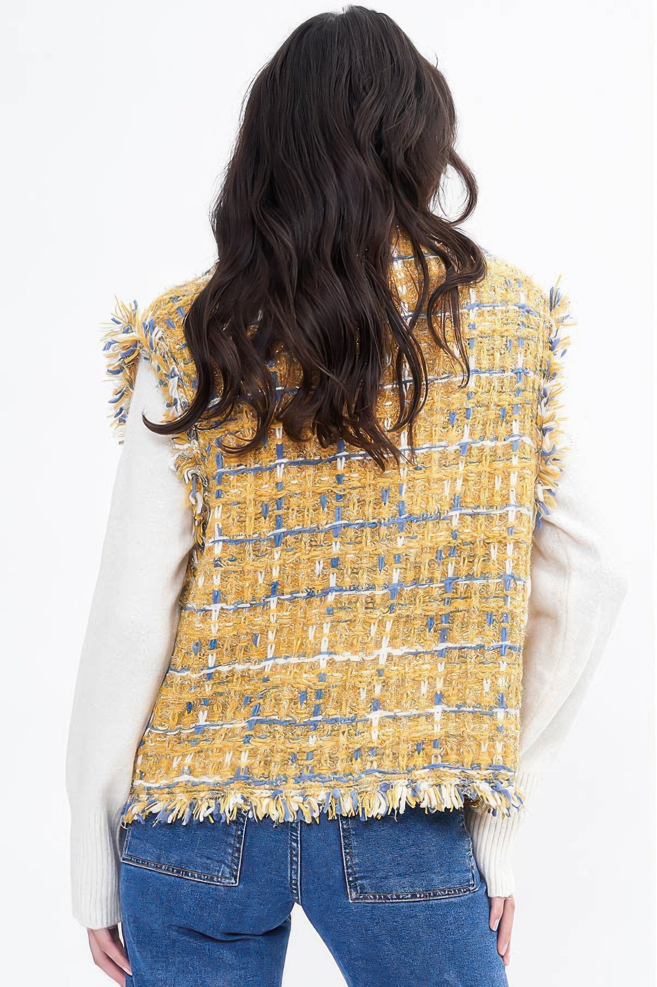 Plaid Tweed Vest | Mixtshop LLC