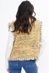 Plaid Tweed Vest | Mixtshop LLC