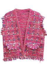 Plaid Tweed Vest | Mixtshop LLC