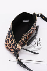 Faux Leather Leopard Crossbody Bag | Mixtshop LLC