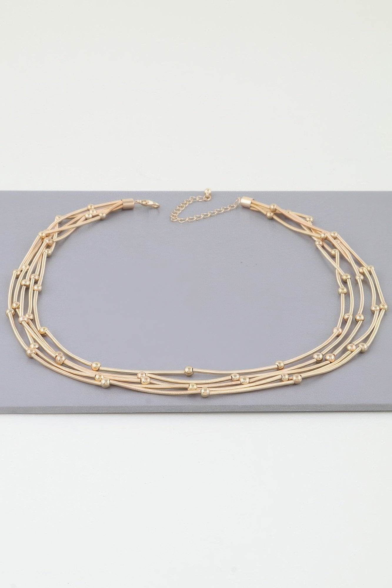 Multi Pillar Beaded Necklace | Mixtshop LLC