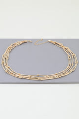 Multi Pillar Beaded Necklace | Mixtshop LLC