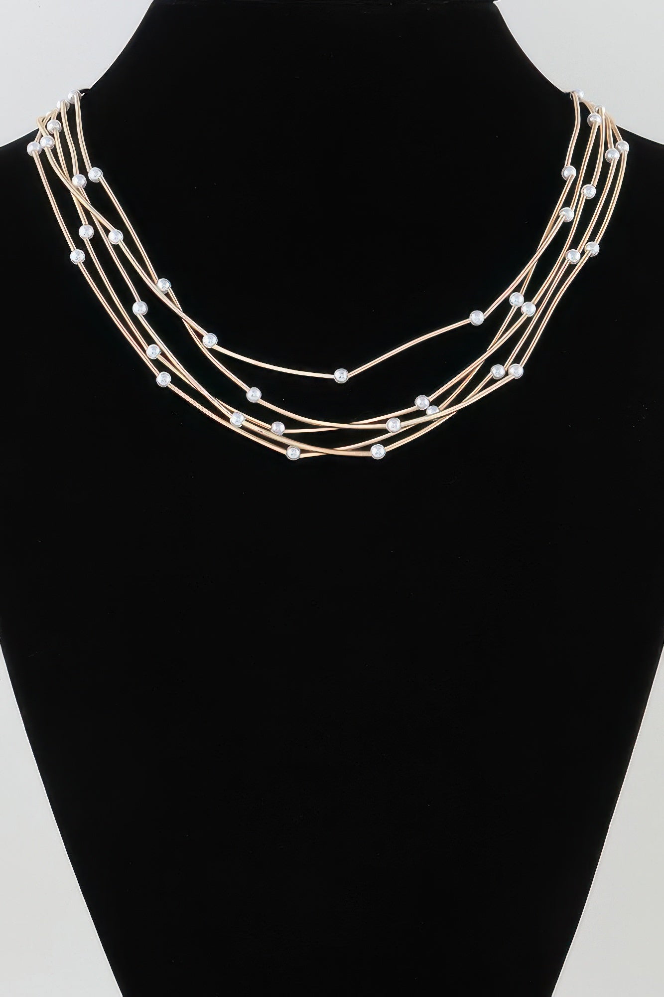 Multi Pillar Beaded Necklace | Mixtshop LLC