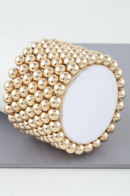 Multi Beaded Cuff Bracelet | Mixtshop LLC